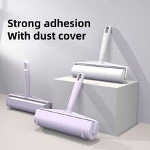 Rolo Removedor de Pelos de Animais de Estimação, Escova de Pelos Adesiva Substituível para Roupas, Roupa de Cama, Cabelo