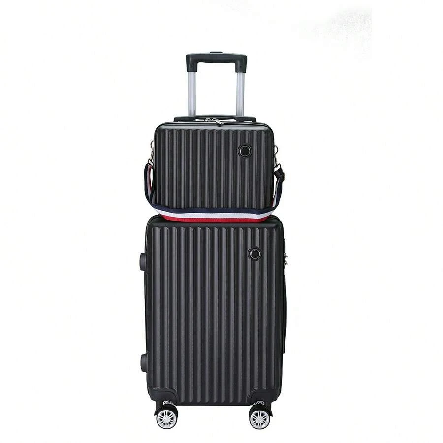 Carry-Ons - Bộ túi cầm tay 12 inch + vali xách tay màu đen 20 inch - Xem 1
