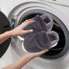 Zapatillas con Calefacción USB para Hombres y Mujeres, Calentadores de Pies de Invierno de Felpa con Control de Temperatura de 5 Niveles, Comodidad Interior y Exterior Lavable (1) - Gris - Ver 5