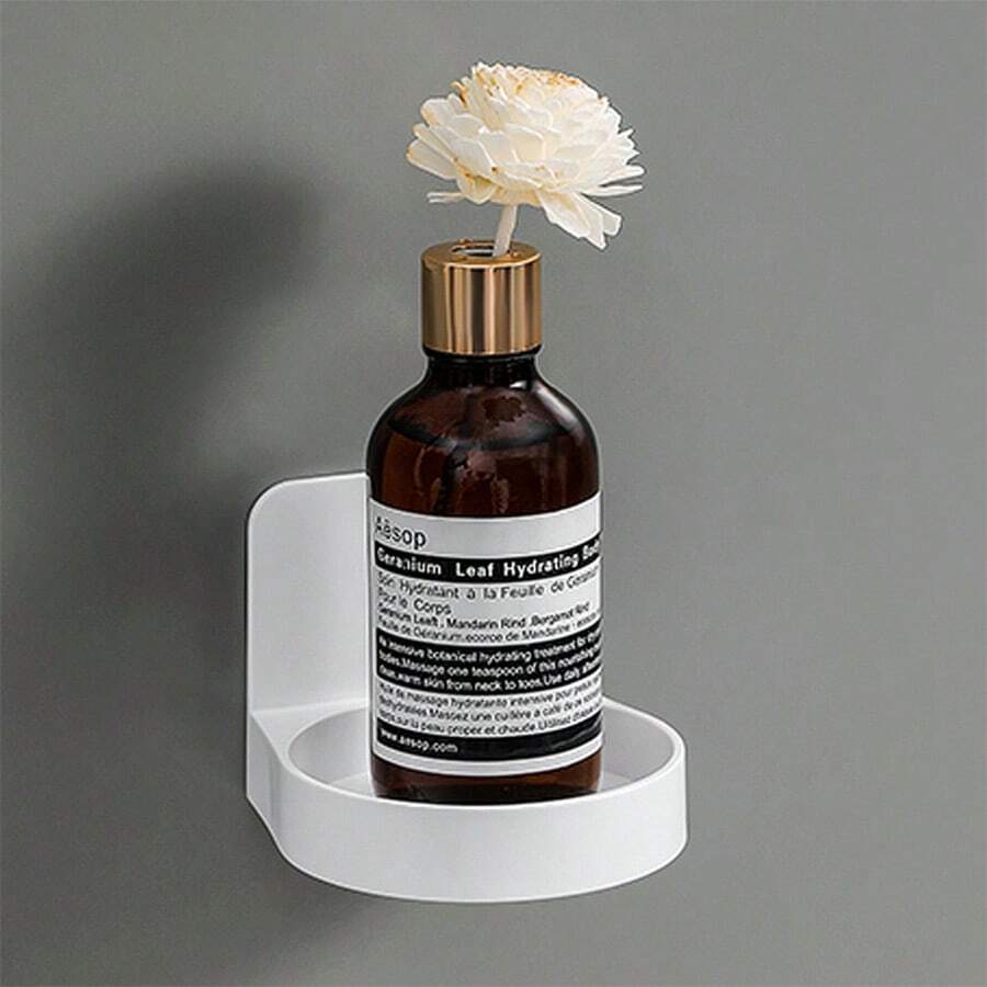 1pc Soap Dispenser Holder Stand, Bathroom Storage Rack, No Drilling Required