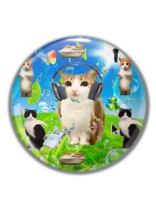 1pc/6pcs Funny Pattern Button Badges, Backpack Pins For Teenagers, Canvas Bag Decorative Badges, Fun Gifts For Friends, Teachers, Parents, Cousins - Multicolor - View 12