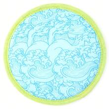 Disco volador para mascotas - Juguete suave para perros que flota en el agua, fácil de limpiar y resistente a mordeduras. Juguete para recoger al aire libre para perros activos, disco flotante interactivo para jugar en la piscina/lago/playa, colores vibrantes, entrenamiento y fitness para cachorros - Multicolor - Ver 12