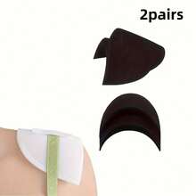 1/2/5 Pairs Shoulder Pads, Garment Anti-Slip Shoulder Foam Padding, Thick Removable Seamless Shoulder Cushion, Non-Slip Suitable For Men And Women - Multicolor - View 17