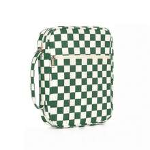 1pc Quilted Cotton Large Capacity Handbag, Book/Document Storage Organizer, Student Portable Carry Bag - Multicolor - View 12