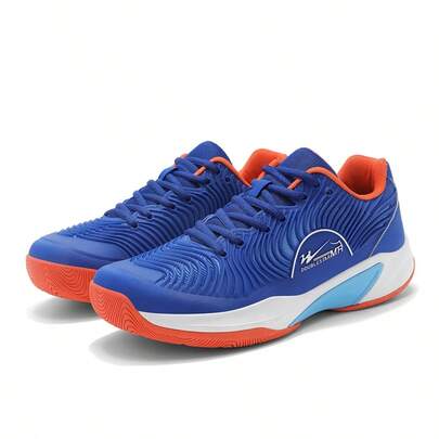 Men's Tennis Shoes For Pickleball & Badminton - Breathable Non-Slip Wide Toe Carbon Plate Athletic Shoes - Lightweight Comfortable Mens Pickleball Shoes For Tennis, Badminton, Pickleball