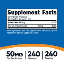 Nutricost Zinc Picolinate 50mg, 240 Vegetarian Capsules - Gluten Free And Non-GMO (240 Caps) | Zinc Picolinate, Vegetarian Capsules, Non-GMO, Gluten Free, Nutricost, Mineral Supplement, Premium Quality - 其他 - 查看 2