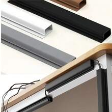 1 pieza Canaleta de gestión de cables de 40 cm/15.74 in debajo del escritorio, sin necesidad de perforación, adecuada para la organización de cables en la oficina en el hogar - Multicolor - Ver 3