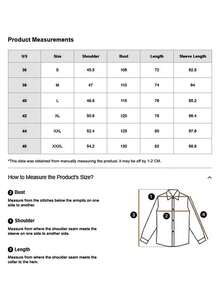 Men's Business Casual Long Sleeve Solid Black Shirt, Versatile, For Fall - Black - View 5