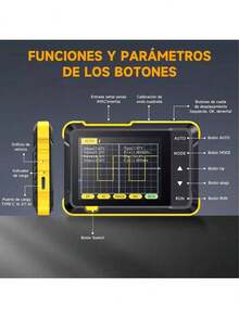 2.8-inch TFT Kit - Portable Car Pocket Oscilloscope, 2.5MS/s High Sampling Rate, 200kHz Bandwidth, Trigger Function Auto/Normal/Single, DSO152 Digital Oscilloscope 400V 200kV with High Voltage Probe P6100 - Negro - Ver 6