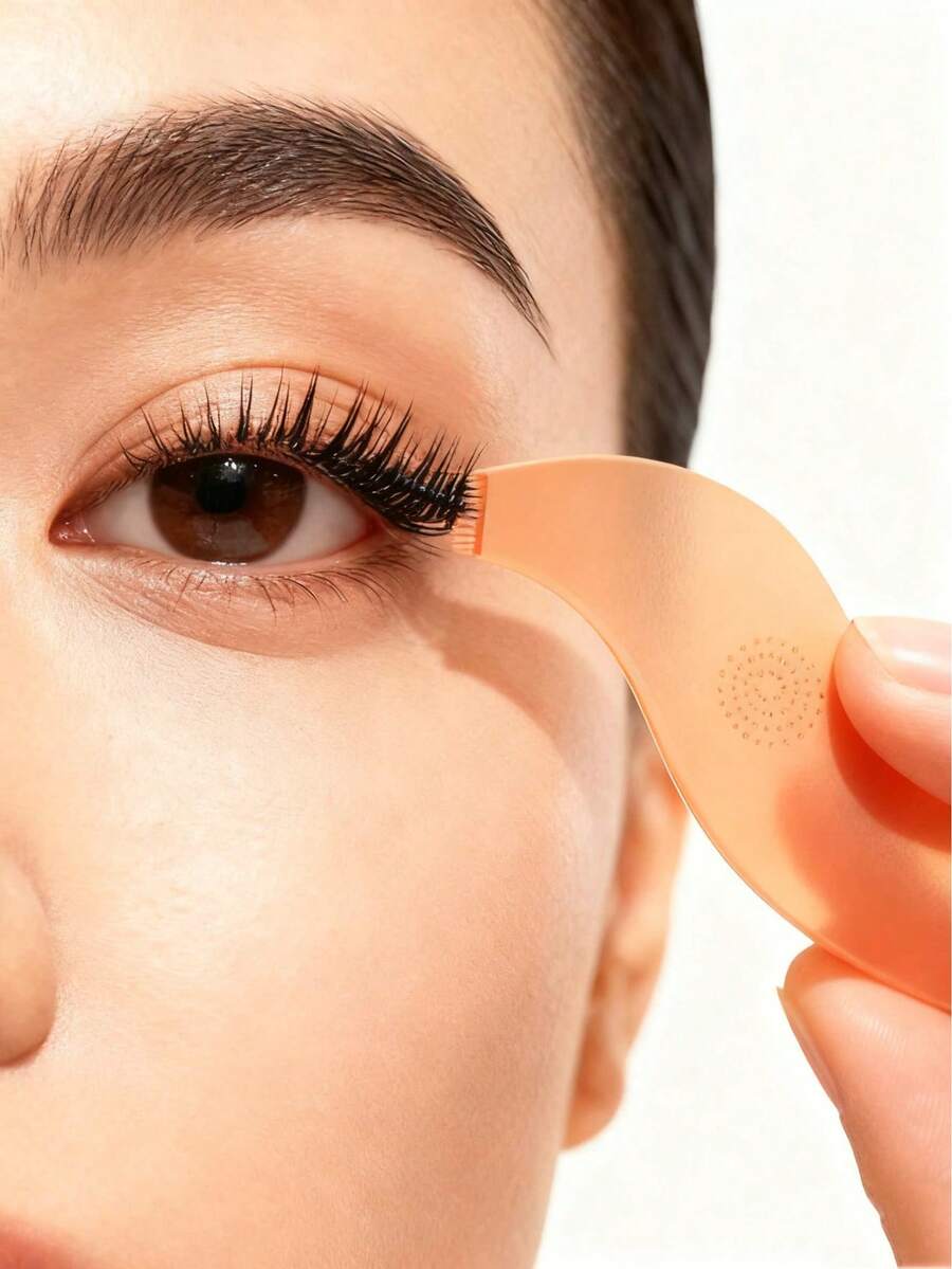 5支装超细睫毛梳和眉刷双头梳子睫毛整理分离器塑料化妆睫毛刷工具 - 彩色 - 查看 1