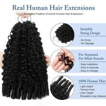 MENALUE Mother's Day Gift Raw Burmese Curly Human Hair Crochet 22 Inch 120g Knotless Pre-Separated Crochet 3c4a Water Curly Jerry Curly Hair Lightweight Reusable Virgin Hair Extensions For Women , Like Wedding,Makeup,Lashes, Dates, And Theme Parties And So On Pelucas De Cabello Humano Human Hair Wigs Glueless Human Hair Wig For Natural Hair Colors Of Women ,Peluca De Cabello Humano,Human Hair,Wigs Human Hair,Wig,Christmas,Stocking Stuffers,Christmas Gifts,Hair, Maquillaje,Christmas Decrotions Gifts,Hair Stuff,Hair Accerssories,Suitable For Parties, Daily Use, Schools, Birthday Banquets And Other Occasions.Body Wave Yaki Straight Ocean Wavehuman Hair Wig Kpop Demon Hunters 9am Hair Store Human Hair Bob Wig Human Hair Human Hair Weft Real Hair Extensions Clip In Hair Weft Keratin Bond Hair Weft Seamless Hair Weft Christmas Hair Holiday Hair Extensions Festive Hair Pieces Christmas Glitter Hair Xmas Hair AccessoriesHuman Hair Weft - Crimson Red Bouncy Wave.Your 2026 Beauty Glow-Up Awaits. - Natural Black - 查看 5