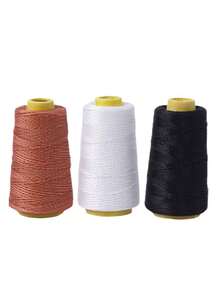 خيط إصلاح الأحذية عالي القوة من البوليستر، مناسب لنسج التنانير، شباك الصيد، البناء، إصلاح الإطارات