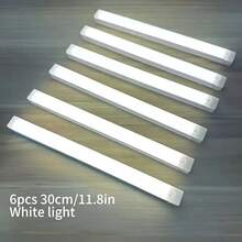6个LED感应橱柜灯，无线夜灯，LED感应灯，阅读灯，台阶灯。适用于走廊、厨房、楼梯、过道、衣柜、办公桌和家居照明。USB充电。LED照明。200mAh，400mAh。 - 白紅光 - 查看 15