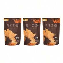 Mushroom Coffee USDA Organic With 6 Adaptogenic Mushrooms And MCT Oil, USA Grown Instant Coffee For Better Energy, Focus.Digestion, Immunity With Cordyceps, Lion's Mane.Turkey Tail, 30 Servings - 3pcs - 查看 12