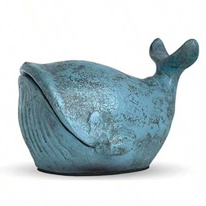 Cast Iron Decorative Door Stop - Bookend - Beach and Nautical Décor - Heavy Door Stopper Beach Decoration for Home - Recycled Cast Iron Heirloom Piece