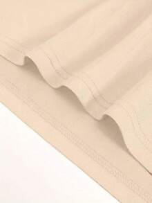 Women's Elegant Style Short Sleeve Hibiscus Print Round Neck Women's Short Sleeve Suitable For Spring And Summer Fashion Commuting Vacation Daily Versatile Casual Elegant Retro Style Top - 杏色 - 查看 5