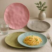 Set Of 4 Bamboo Plates - Aleatória - View 2