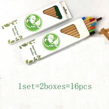 HB Unsharpened Graphite Plantable Wooden Pencils Growing Pencil | Gift For Teachers, Creative Kids & School Students |8pcs Per Pack, - Black - View 8