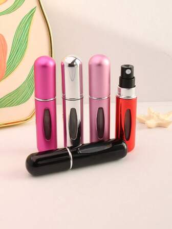 4Pcs Pocket Perfume Dispenser - Travel Perfume Bottle Refillable 5ml Spray Bottle - Perfume Travel Refillable Leak Proof