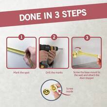 Doorstopper Oil Rubbed Bronze Black Door Stop 15 Pack - Home and Office Child and Pet Friendly Tool with 3.1-Inch Flexible Spring Design Ideal for Wall and Door Protection - Bronce aceitado - Ver 2