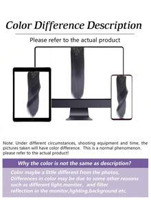 Clip In Hair Extensions 7 PCS Set Ombre 24Inch Long Straight Hair Extension For Women Synthetic Hair Extensions Hairpieces - Multicolor - View 10