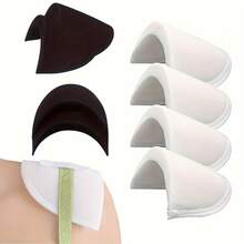 1/2/5 Pairs Shoulder Pads, Garment Anti-Slip Shoulder Foam Padding, Thick Removable Seamless Shoulder Cushion, Non-Slip Suitable For Men And Women - Multicolor - View 2