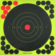 Fluorescent Green Shooting Target Target Practice Sticker - Self-Adhesive Bow And Arrow Dart Aiming Sticker