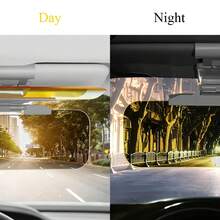 1PC Adjustable Dual-Use Car Sun Visor, Durable ABS Material, Anti-Glare And High Beam Protection, Day/Night Dual-Use, Easy To Install, Suitable For Most Car Models - 1個可折疊汽車遮陽板 - 查看 3
