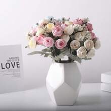 1pc Korean Style Jasmine Bouquet, Artificial Bride Holding Flower, Home Decor, Wedding Ceremony, Photography Prop - Multicolor - View 4