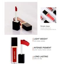 beauty glazed 丝绒哑光液体唇膏，防水速干不粘腻，全覆盖唇釉，持久哑光唇膏，适合女性使用 - #111 - 查看 6