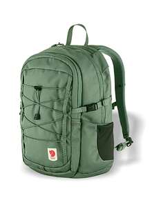 Fjallraven Skule 20 Backpack Sweat Absorption Breathable Versatile Solid Logo Easy To Wash Sports Outdoor Daily School Unisex 20L Green F23349614 - dark green - View 2