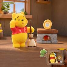 Miniso Disney Winnie The Pooh Forest Treehouse Series Figurine Blind Box - Finely Reproduces The Forest Treehouse Scene, With Vivid And Cute Characters Like Winnie The Pooh. Placing It In A Display Cabinet Creates A Personalized Fairy-Tale Mini-World (1 PC Random Delivery) - Multicolor - View 3