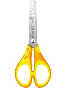 Tijeras Maped Essentials Soft Neón 13 cm, Corte preciso y aros suaves en colores vibrantes - 1 - Ver 3