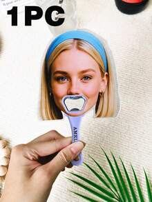 Abridor de botellas con diseño personalizado de rostro, abridor de botellas de cerveza, abridor de botellas con imán adjunto que se puede adherir al refrigerador. Sirve como un regalo decorativo para restaurantes, bares, fiestas y bodas, un regalo ideal para el Día del Padre, un imprescindible para bodas. Es multifuncional, altamente decorativo y reutilizable. - Multicolor - Ver 23