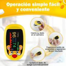 2 oxímetros digitales para niños Pulsevital: Monitor pediátrico de saturación de oxígeno en la sangre y frecuencia cardíaca. Pantalla OLED multiángulo. Carga USB. Combinación de colores rojo y Amarillo. Adecuado para uso doméstico y pediátrico. Medición rápida, lecturas precisas. - rojo y amarillo - Ver 8