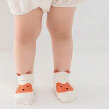 5 Pairs Winter/Seasonal Cartoon Baby Anti-Slip Low-Top Boat Shoes, Comfortable And Soft Baby Floor Socks For Girls - Multicolor - View 3