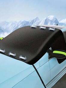 1pc Magnetic Car Windshield Snow Cover, Extra Large Winter Windshield Protector, Portable Car Dust/Rain/Sun Shade, Fits All Vehicles, Durable Oxford Cloth Windshield Protector With UV Protection And Anti-Snow Function, Easy Installation, All-Season Use, Ice & Snow Product, Anti-Snow, Anti-Freeze, Winter Car Protection, Snow Covering Application, Universal Snow Cover, Portable Car Protective Cover, Magnetic Attachment Design, Winter Essential, Perfect Gift For Father/Lover/Boyfriend