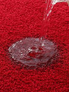 1 pieza Alfombra con forma de corazón rojo aterciopelado, alfombra de baño suave y cómoda de fibra de poliéster, alfombra para dormitorio/dormitorio/aula con detalles de borde acanalado, adecuada para dormitorio, sala de estar - Rojo - Ver 10