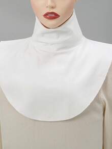 1件女士纯色高领披肩，肩部遮盖，内搭领口遮挡片，披肩，休闲百搭风格，多种颜色可选，适合日常穿着，也可用于圣诞装饰 - 彩色 - 查看 24