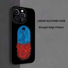 Étui de téléphone en silicone noir souple compatible avec les modèles 17, 16, 15, 14, 13, 12, 11, Pro Max, XS, X, XR, SE, Mini, 8, 7, avec un design de bandes dessinées punk Akira de Tokyo - z7 - Voir 11