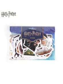 100 szt. oficjalnie licencjonowanych naklejek Warner Bros Harry Potter Harry Hermiona Ron Draco  Snape Naklejki do scrapbookingu DIY Śliczne naklejki na laptopa Butelka na wodę Bagaż Boże Narodzenie Prezent urodzinowy dla fanów Przyjaciół Rodzina - Wielokolorowe - Zobacz 15