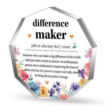 与众不同的礼物感谢礼物，送给领导、老板、最佳妈妈、导师、老板、经理、同事、老师的感谢语录与众不同的家庭办公室礼物、办公桌装饰、标志牌匾 - transparent - 查看 12