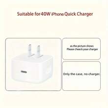 4-Piece Compatible With Apple 40W Fast Charging Bundle: Case And Coiled Cable Protector Combo, Compatible With 40W Apple Chargers - Multicolor - View 3