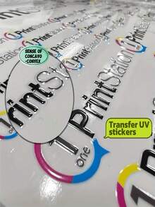 Customized Crystal Label With Photo, Support Original Image Customization And Transparent Background Customization, Applicable To Cups, Bottles And Glassware - High Quality Multi-Design DIY Handmade Crystal Stickers, Tattoos, Crystal Labels; Logos; Trademarks; Stickers; Tear Film; Lettering; Coffee; Milk; Tea Cups; Hollow; Transparent Labels; UV Transfer Labels - Multicolor - View 6