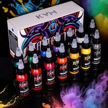 1/7/14 Pcs Tattoo Colours, Tattoo Ink Kit, Professional Tattoo Pigments, 30ml (1.01)/1 Bottle, Long Lasting Body Art Pigments, Colourful, Long Lasting , Easy To Handle And Easy To Use, Fragrance Free, Suitable For Most Skin Types, Suitable For Artists, Beginners, Students, Proms, Halloween, Make-Up, Christmas Parties - Long Lasting, Waterproof, Hypoallergenic, Tattooing A Must Have For Tattoo Artists