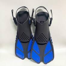 Adjustable Silicone Diving Fins, Adult & Youth Sizes, Suitable For Swimming, Snorkeling