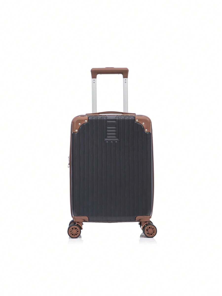 081 Carry-On Suitcase 9kg 10kg 23kg Travel Jia 360° Wheels + 2024 NEW Models And Colors Rose Gold Double Wheels - 黑與白 - 查看 1