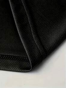 Camiseta estampada de moda para hombres - Negro - Ver 3