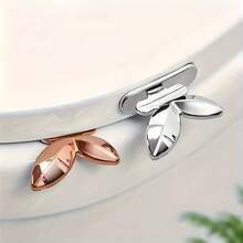 4pcs Toilet Seat Lift Handles - No Battery Required, Easy Installation Bathroom Accessory, Gold Butterfly Design, Durable Space-Saving, Suitable For Elderly And Disabled, Bathroom Decor - Multicolor - View 3