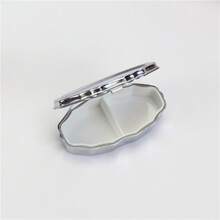 [Single-Layer Portable Metal Jewelry Box, Double-Layer Design, Suitable Daily Travel Or Special Occasions, Convenient To Store In Your Bag] - 1 - View 2